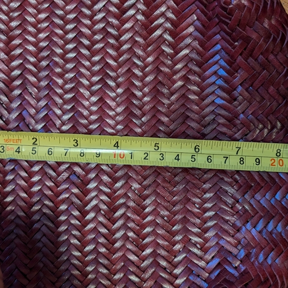 Dragon Diffusion Grace small basket bag burgundy color - Picture 7 of 8